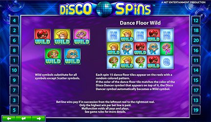 Бесплатный игровой автомат Disco Spins играть онлайн